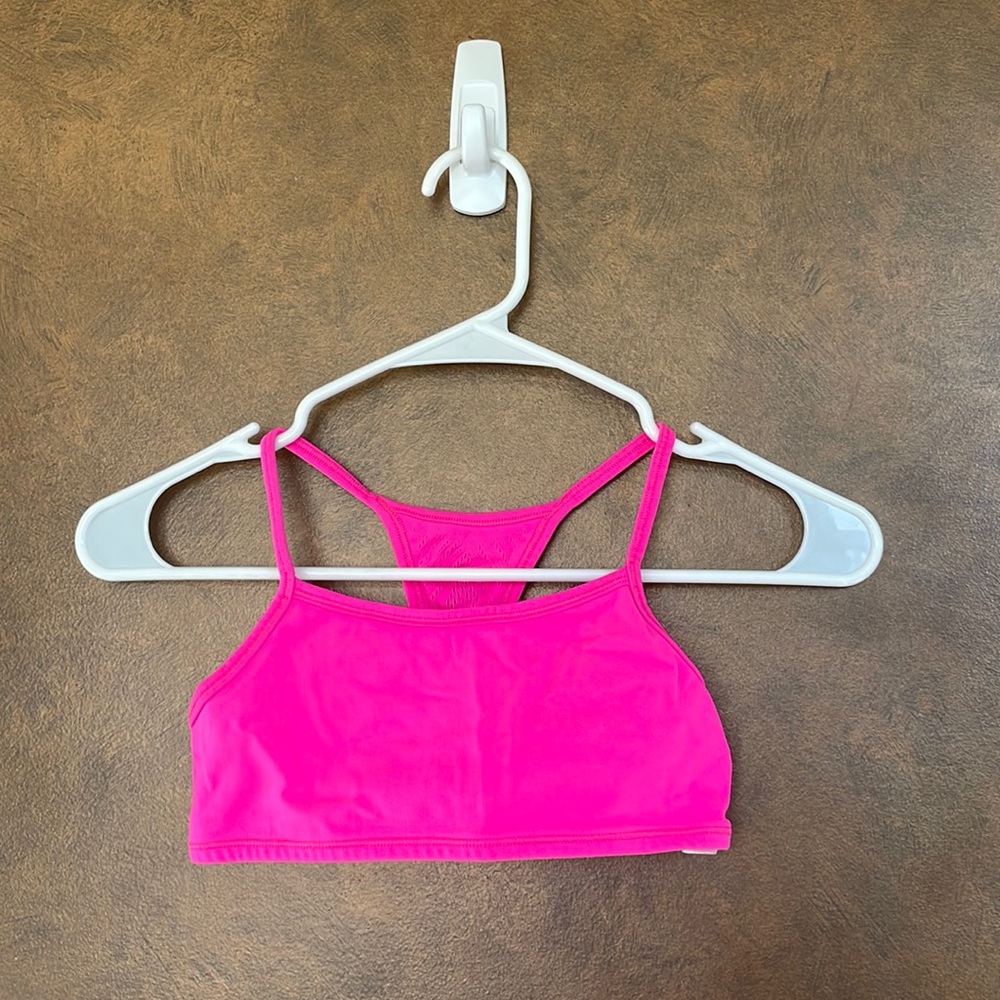 Ivivva (kids lululemon) pink sports bra